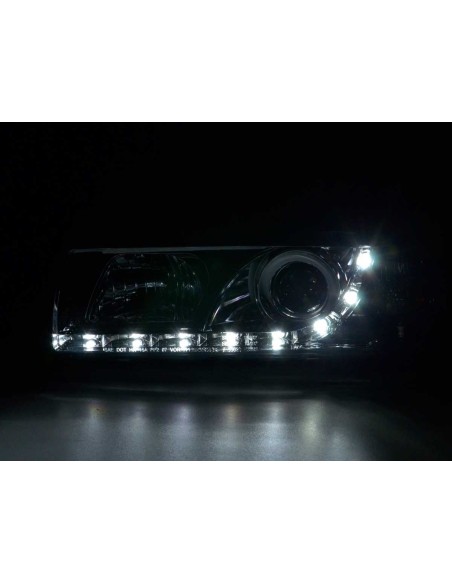 Faro diurno Luci di marcia diurna a LED BMW Serie 3 E36 Limo / Touring cromato per guida a destra
