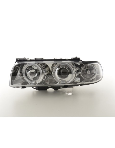 Set faro BMW serie 7 E38 95-98 cromato per guida a destra