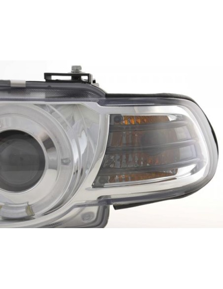 Set di fari allo xeno BMW serie 7 tipo E38 99-02 cromato