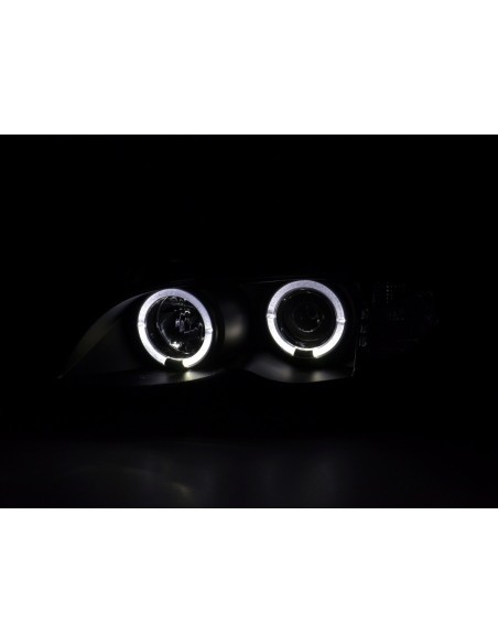 Set fari BMW Serie 3 E46 Limo / Touring 02-05 nero