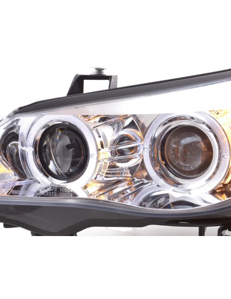 Set faro BMW serie 5 E60 / E61 03-07 cromato