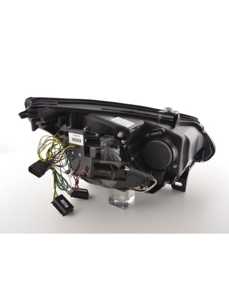 Fari allo xeno Angel Eyes CCFL BMW Serie 5 E60 / E61 03-04 neri