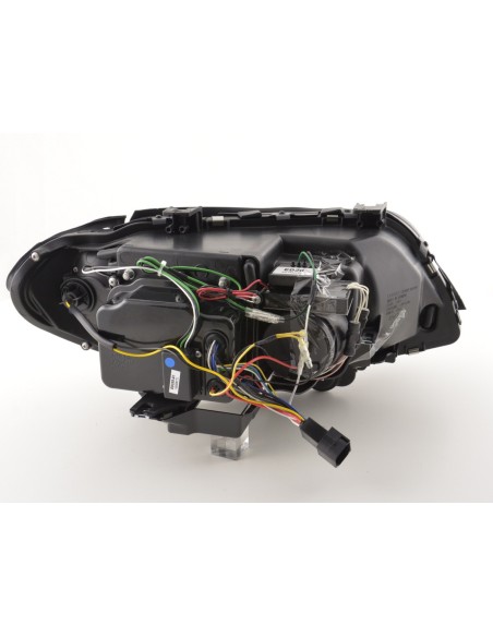 Fari anteriori Xenon Daylight CCFL DRL look BMW X5 E53 03-06 nero