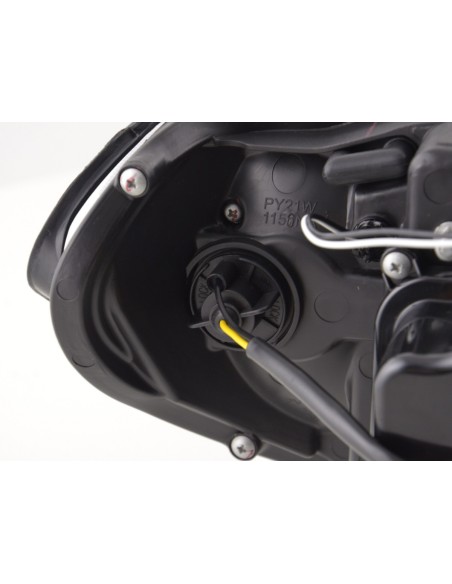 Fari anteriori Xenon Daylight CCFL DRL look BMW X5 E53 03-06 nero