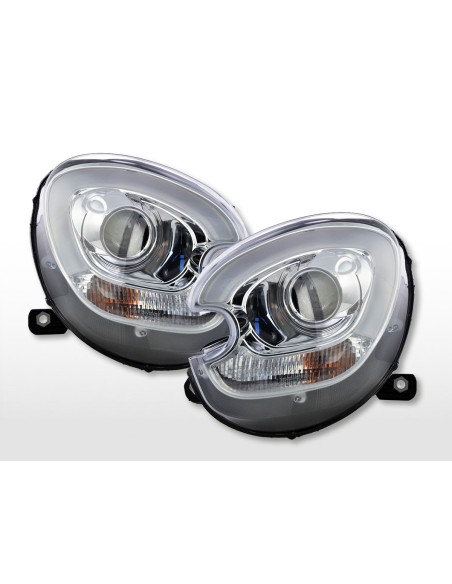 Set di fari Xenon Daylight LED DRL look Mini Countryman (R60) 10-17 cromato