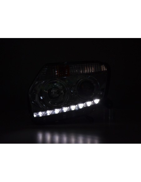 Set di fari Daylight Luci di marcia diurna a LED Dacia Duster dal 2014 cromate