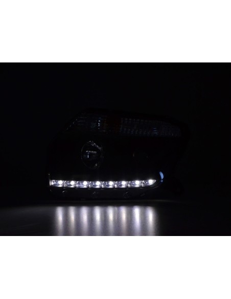 Set di fari Daylight Luci di marcia diurna a LED Dacia Duster dal 2014 nere