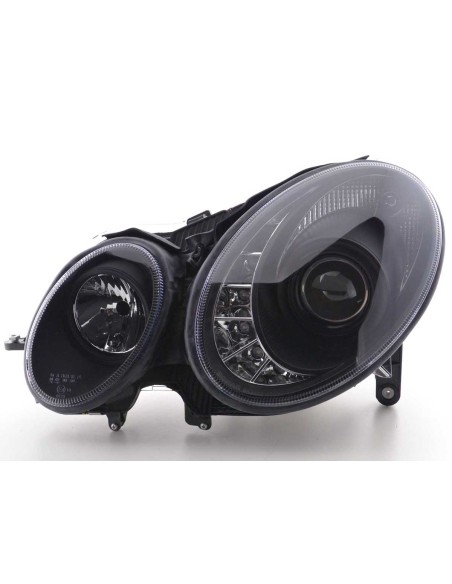 Daylight faro LED DRL look Mercedes Classe E 211 06-09 nero