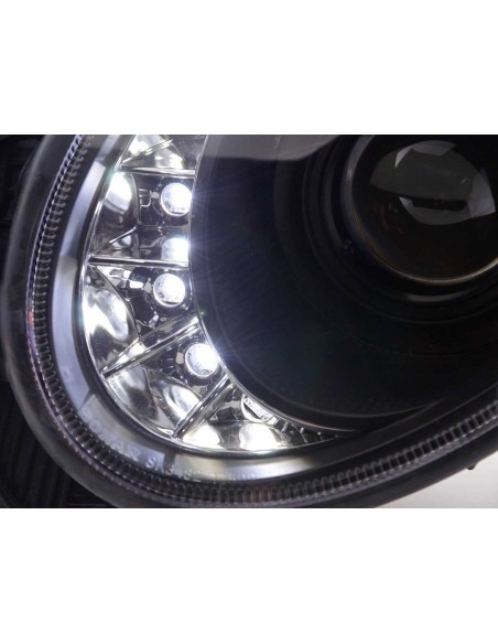 Daylight faro LED DRL look Mercedes Classe E 211 06-09 nero