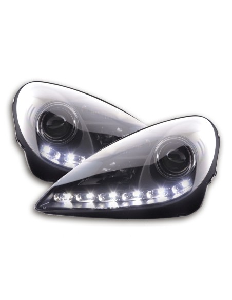 Faro Daylight LED DRL look Mercedes SLK R171 04-11 nero