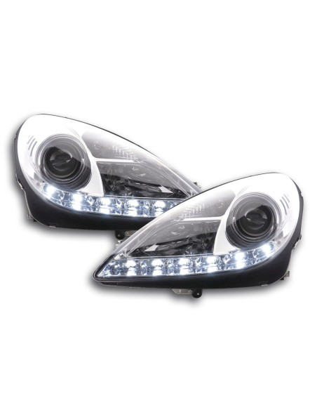 Fari Daylight Luci diurne a LED Mercedes SLK R171 cromate
