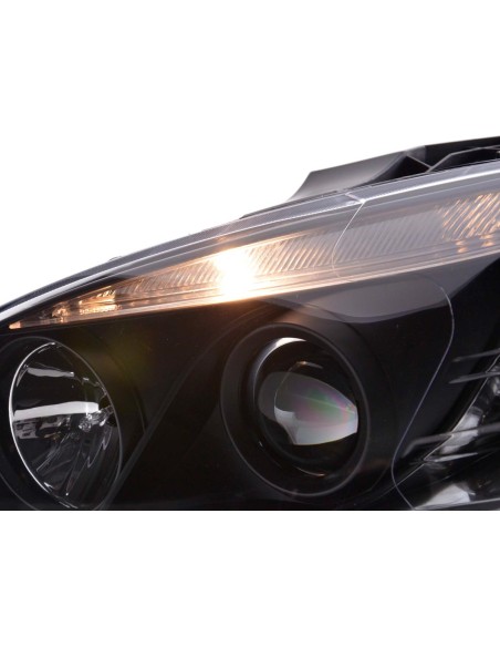 Faro Daylight LED DRL look Mercedes Classe C tipo W204 07-10 nero