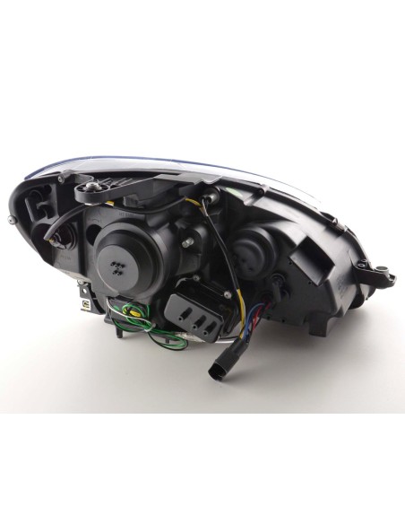 Faro Daylight LED DRL look Mercedes Classe C tipo W204 07-10 nero