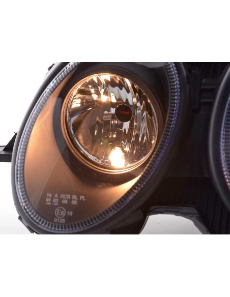 Faro Daylight LED DRL look Mercedes Classe E tipo W211 02-06 nero