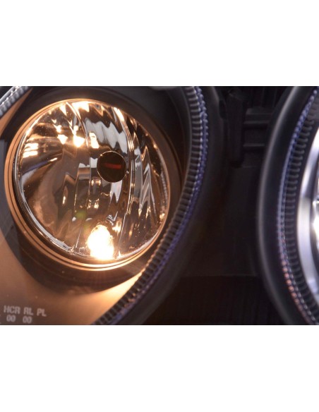 Faro Daylight LED DRL look Mercedes Classe E tipo W211 02-06 nero