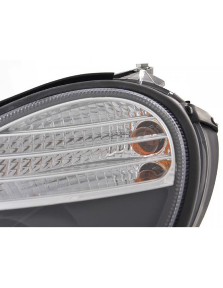 Set faro Mercedes Classe E tipo W211 02-06 nero