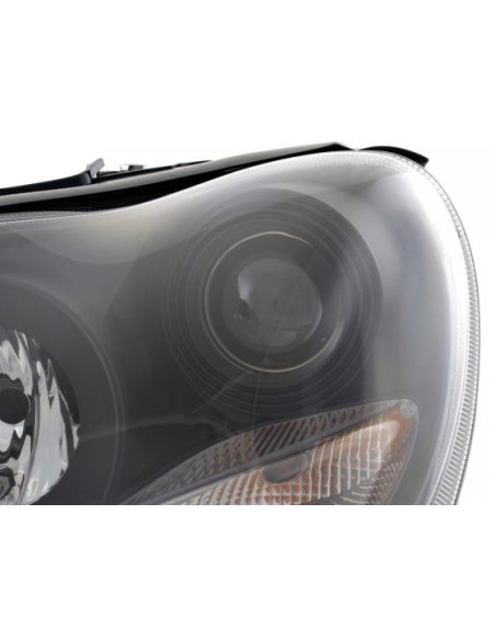 Set faro Mercedes Classe S tipo W220 98-01 nero