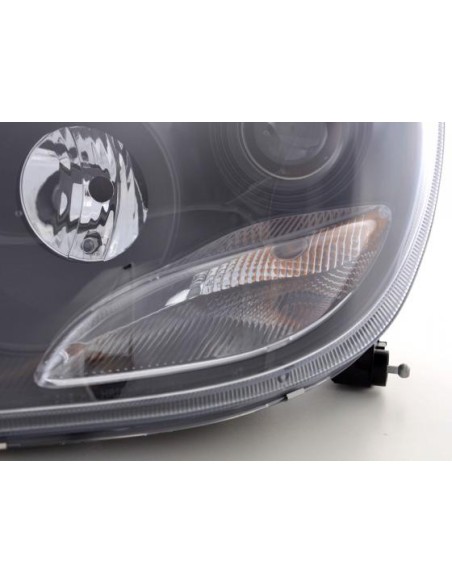 Set faro Mercedes Classe S tipo W220 98-01 nero