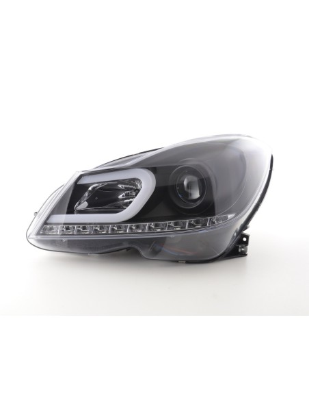 Daylight faro LED DRL look Mercedes Classe C W204 11-14 nero