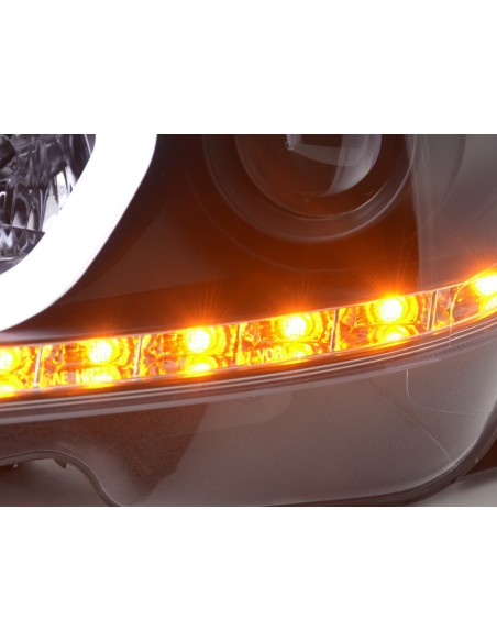 Daylight faro LED DRL look Mercedes Classe C W204 11-14 nero