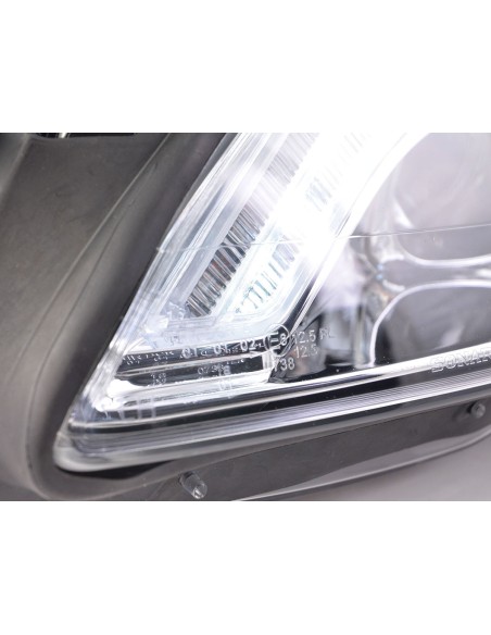 Set di fari Xenon Daylight LED DRL look Mercedes-Benz Classe S (221) 05-09 cromato