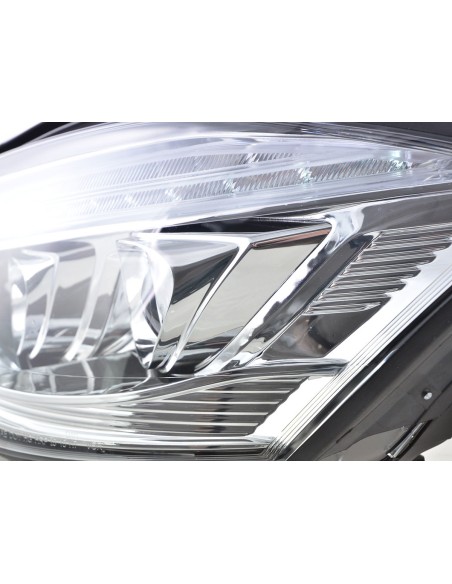 Set di fari Xenon Daylight LED DRL look Mercedes-Benz Classe S (221) 05-09 cromato