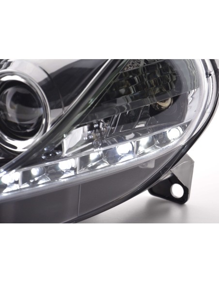 Fari Daylight Luci diurne a LED Fiat Grande Punto 199 05-08 cromate