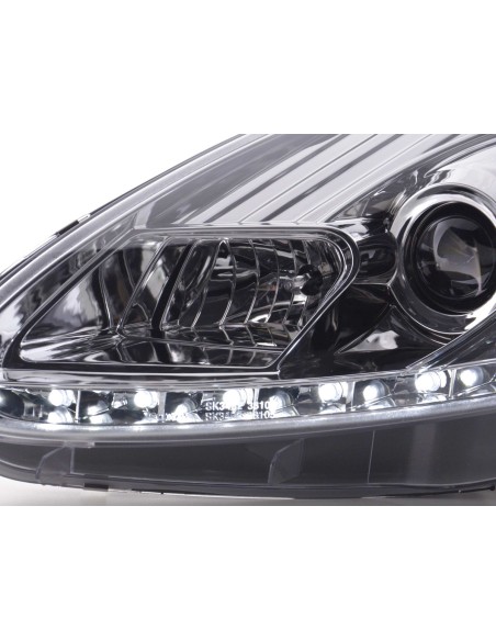 Fari Daylight Luci diurne a LED Fiat Grande Punto 199 05-08 cromate