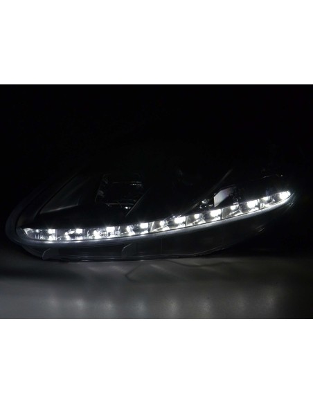 Faro Daylight Luci diurne a LED Fiat Grande Punto 199 nero