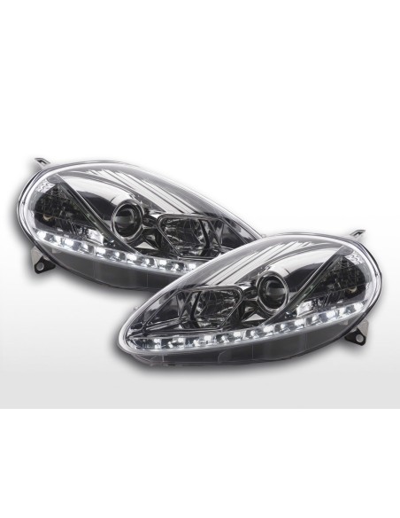 Fanale Daylight Luci diurne a LED Fiat Grande Punto 199 cromate