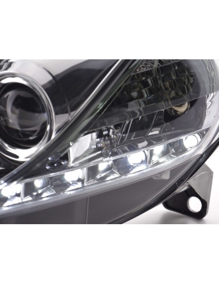 Fanale Daylight Luci diurne a LED Fiat Grande Punto 199 cromate