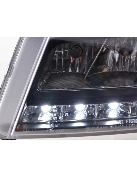 Faro Daylight Luci diurne a LED Fiat Stilo 01-06 nero