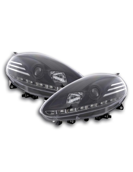 Fanale Daylight Luci diurne a LED Fiat Punto Evo 09- nero