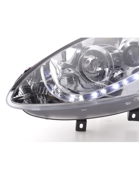Faro Daylight LED DRL look Fiat Bravo tipo 198 07- cromato