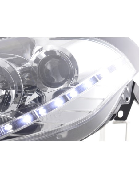 Faro Daylight LED DRL look Fiat Bravo tipo 198 07- cromato