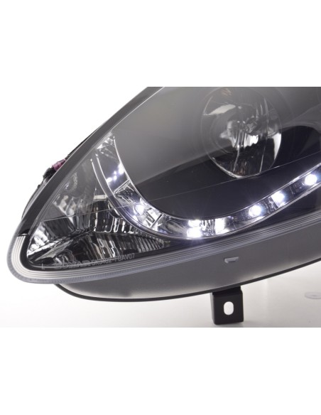 Faro Daylight LED DRL look Fiat Bravo tipo 198 07- nero