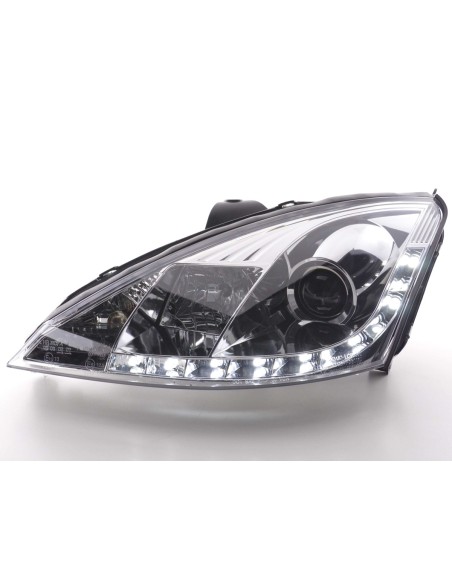 Faro diurno Luci di marcia diurna a LED Ford Focus 1 C170 cromate