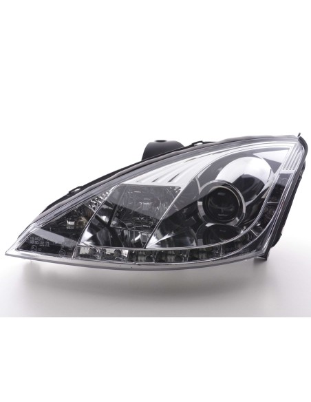 Faro diurno Luci di marcia diurna a LED Ford Focus 1 C170 cromate