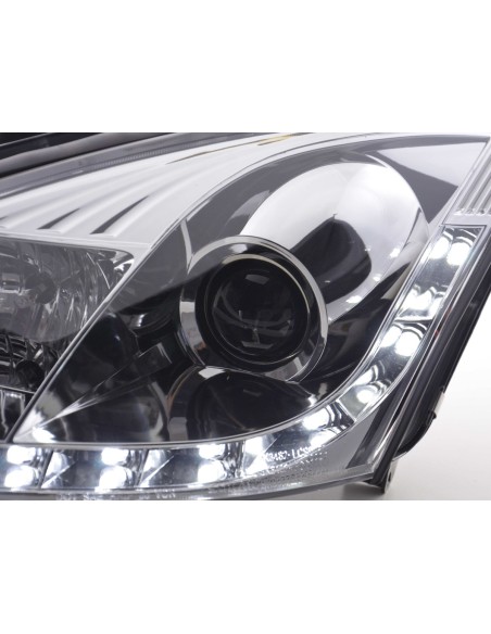 Faro diurno Luci di marcia diurna a LED Ford Focus 1 C170 cromate