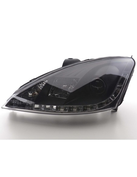 Faro Daylight Luci di marcia diurna a LED Ford Focus 1 C170 nero