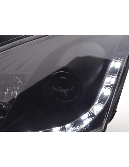 Faro Daylight Luci di marcia diurna a LED Ford Focus 1 C170 nero