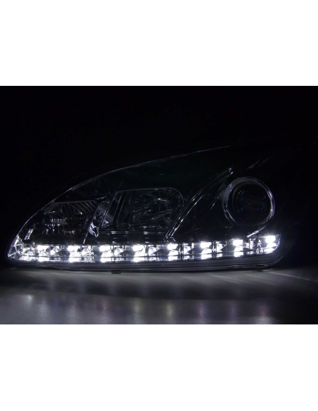 Faro diurno Luci di marcia diurna a LED Ford Focus 2 C307 cromate