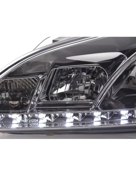 Faro diurno Luci di marcia diurna a LED Ford Focus 2 C307 cromate