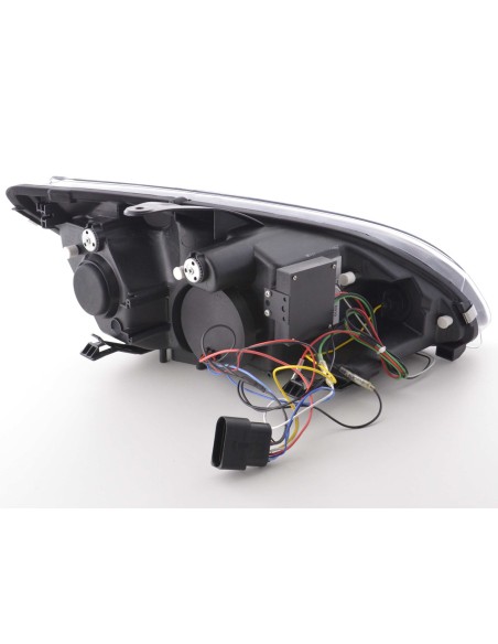 Faro diurno Luci di marcia diurna a LED Ford Focus 2 C307 nero