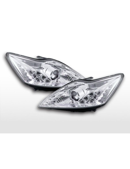 Set faro Ford Focus 2 tipo C307 08-10 cromato