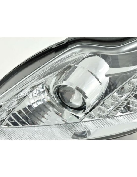 Set faro Ford Focus 2 tipo C307 08-10 cromato