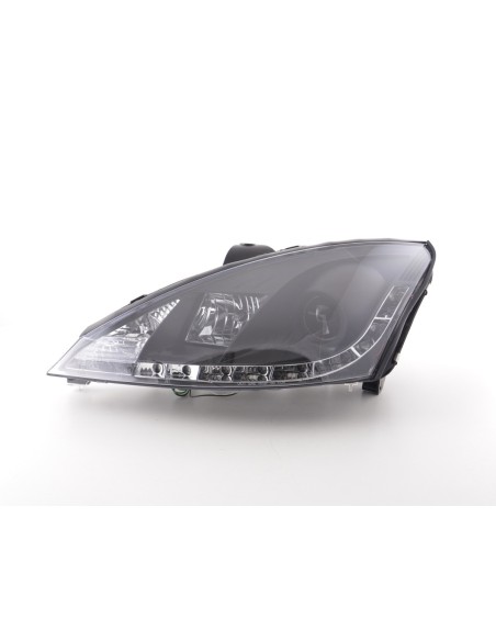 Daylight faro LED DRL look Ford Focus 3/4/5 porte. 01-04 nero per veicoli con guida a destra
