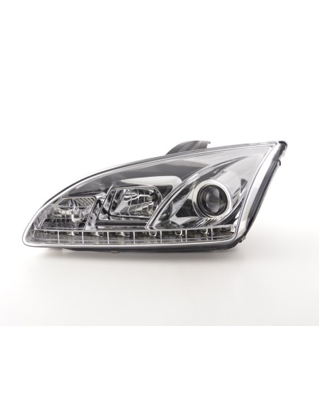 Daylight faro LED DRL look Ford Focus 4/5 porte. 05-08 cromato per veicoli con guida a destra