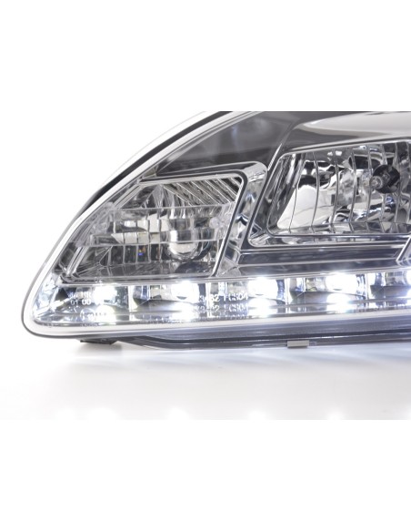 Daylight faro LED DRL look Ford Focus 4/5 porte. 05-08 cromato per veicoli con guida a destra