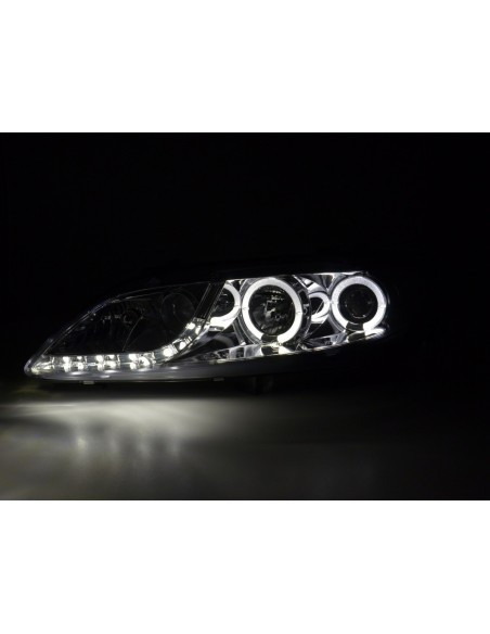 Daylight faro LED DRL look Mazda 6 Limo 02-07 cromato